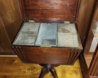 Signed by the Cabinet maker, Kennedy.