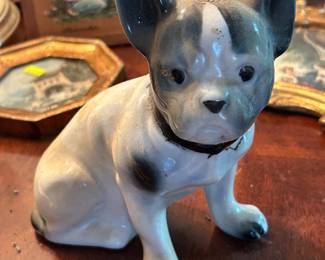 Vintage bulldog figurine.