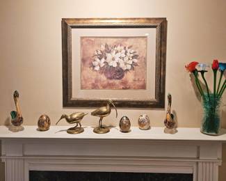 Collectibles, decor and art throughout the home.