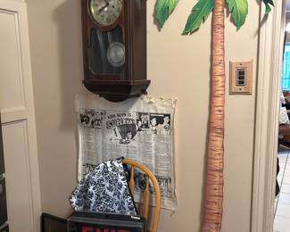 Many antique wall clocks