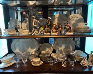 Lladro figures, Waterford crystal