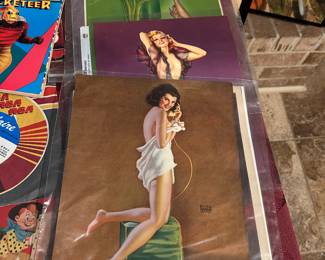 Pin up girl posters