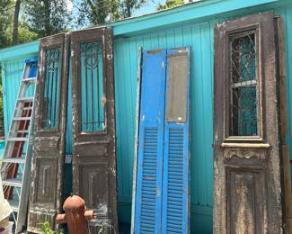 Antique doors, shutters 