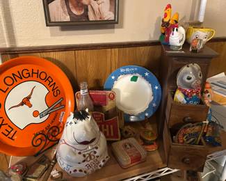 Vintage advertising tins