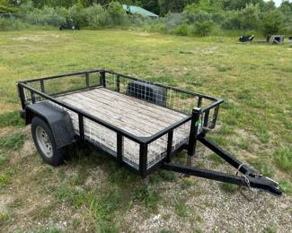 8' x 5' single axle landscape style trailer