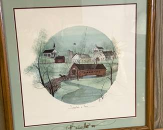P. Buckley Moss Art signed.