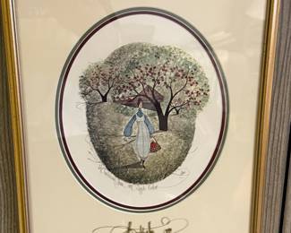 P. Buckley Moss Art signed.