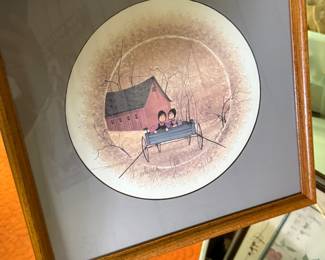 P. Buckley Moss Art signed.