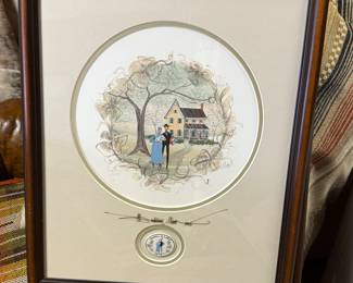 P. Buckley Moss Art signed.