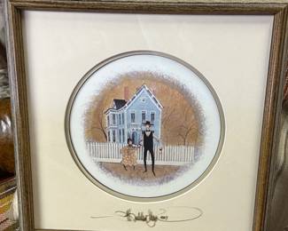 P. Buckley Moss Art signed.