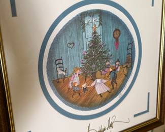 P. Buckley Moss Art signed.