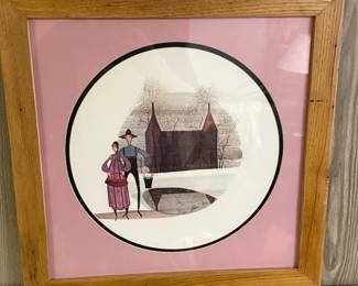 P. Buckley Moss Art signed.