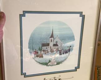 P. Buckley Moss Art signed.