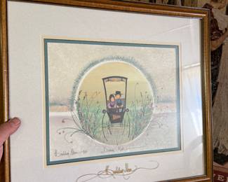 P. Buckley Moss Art signed.