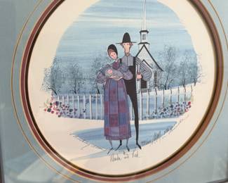 P. Buckley Moss Art signed.