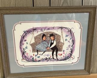 P. Buckley Moss Art signed.