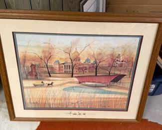 P. Buckley Moss Art signed.
