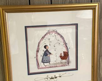 P. Buckley Moss Art signed.