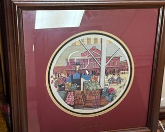 P. Buckley Moss Art signed.