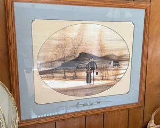 P. Buckley Moss Art Signed