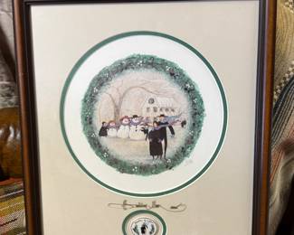 P. Buckley Moss Art signed.