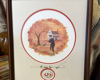 P. Buckley Moss Art signed.