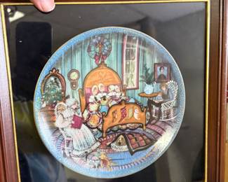 P. Buckley Moss plate Art Signed
