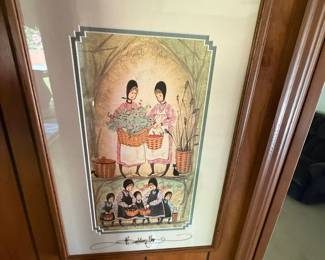 P. Buckley Moss Art Signed