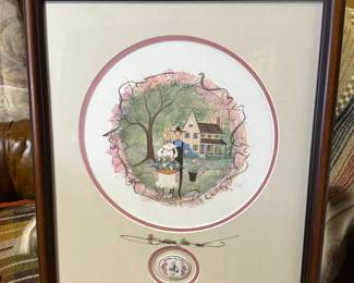 P. Buckley Moss Art signed.