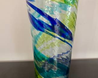 Crate & Barrel Art Glass Vase