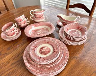 Staffordshire "Jenny Lind" Dinnerware