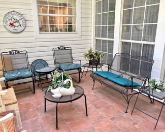 Wrought Iron Glider, Rockers