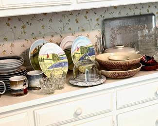Dinnerware, Vintage AT-TEX Chip & Dip Bowls