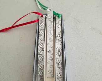 Vilmain Swiss Pewter ornament set 2010