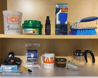 Mystery Lot of Coffee Items, Cleaning Goods More