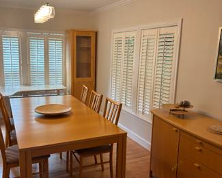 SKOVBY HANDMADE DINING ROOM SET.  GORGEOUS