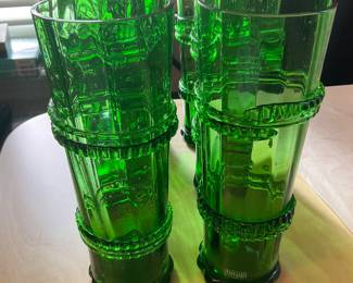 LORUP VASES SET OF 6 HAND MADE IN ESTONIA