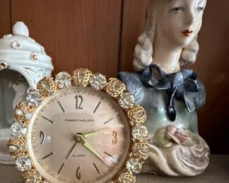 Phinney Walker Jeweled Alarm Clock