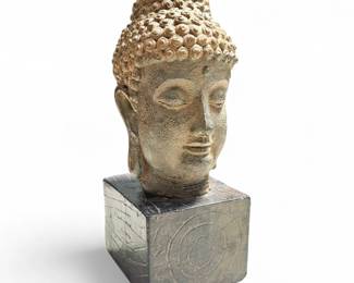 Decorative Buddha Head Sculpture