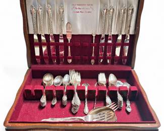 60-Piece 1847 Rogers Bros. Silverplate Flatware Set, Remembrance