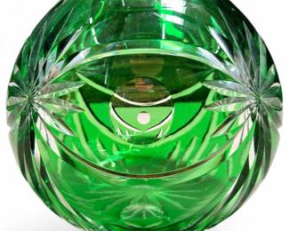 Bohemian Cut-to-Clear Lead Crystal Bowl