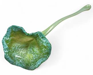 Murano-Style Glass Flower Sculpture