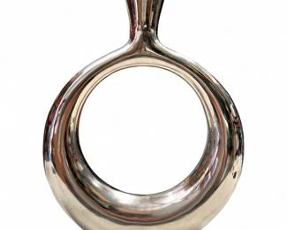 Handcrafted Recycled Aluminum Flower Vase by Moe's