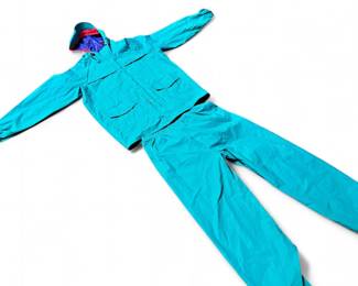 Vintage Columbia Sportswear Rain Suit, Men's Large