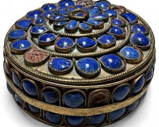 Antique Tibetan Filigree Box