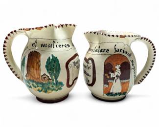 S.C.O. Orvieto Italian Decorated Pitchers, La Badia