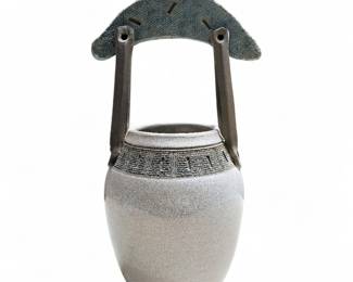 Stoneware Vessel Signed by Mary Mendlein-Schroeder