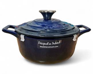 La Cuisine Enameled Cast Iron Round Covered Dutch Oven 3.7 Qt.