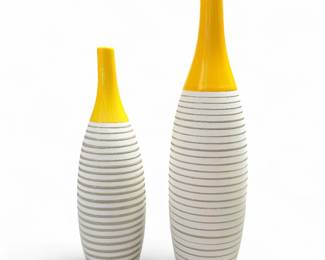Andean Multi Glaze Ceramic Vases