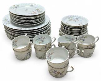 Vintage Haviland Limoges Orsay 41-Piece Tableware Set